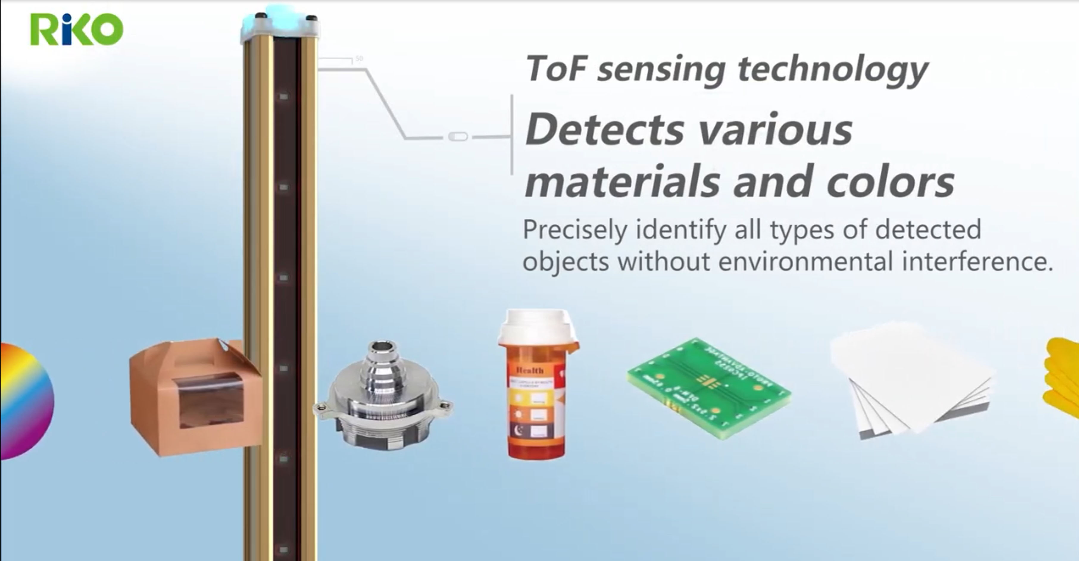 ASP - Detects various materials and colors